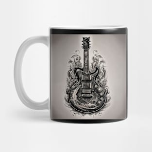 Guitar Art Design Mug